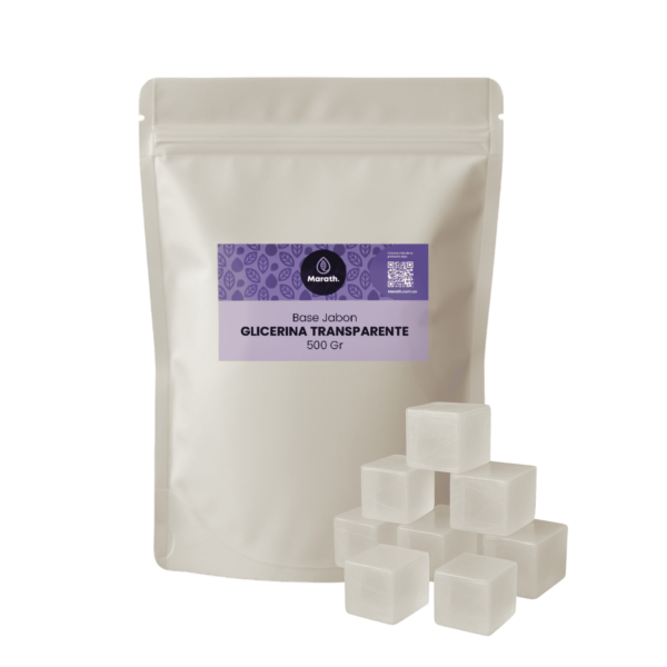 Base Jabón Glicerina Transparente 500 Gr