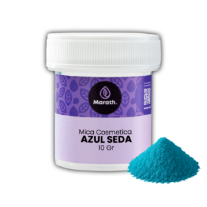 Mica Cosmética Azul Seda