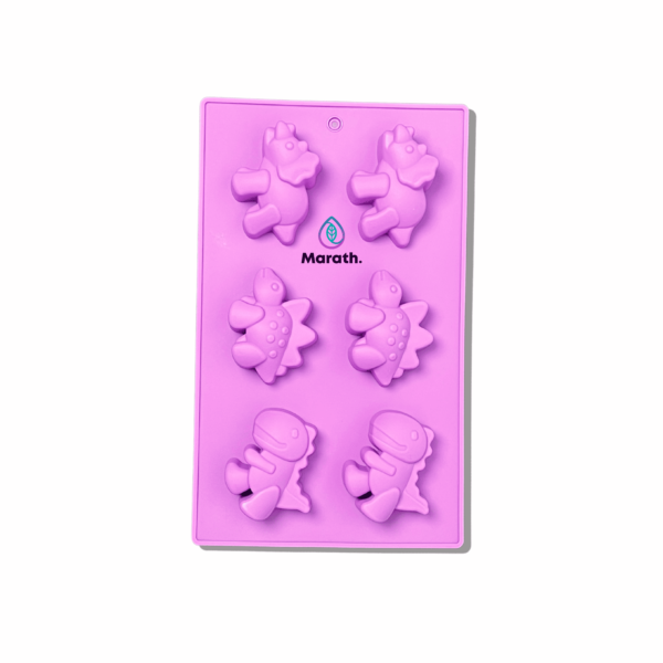 molde de silicona dinosaurios x 6