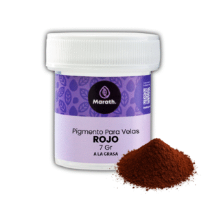 Pigmento Velas Rojo a la Grasa 7 Gr