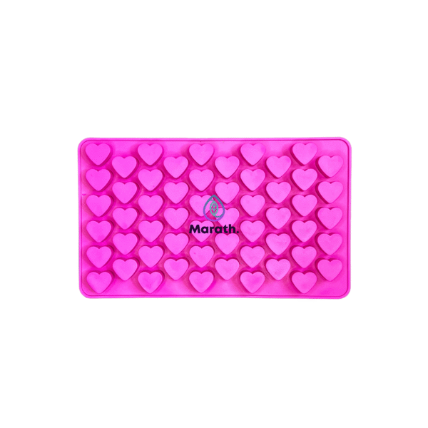 Molde De Silicona Mini Corazones x 56