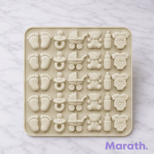 Molde De Silicona Apliques Baby Shower