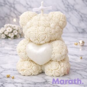 Molde de Silicona Oso Corazon