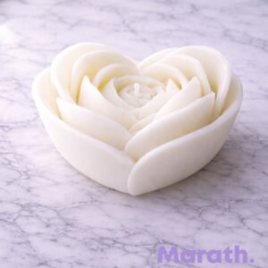 Molde de Silicona Rosa Corazon