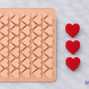 Molde De Silicona Mini Corazones x 56 nuevo